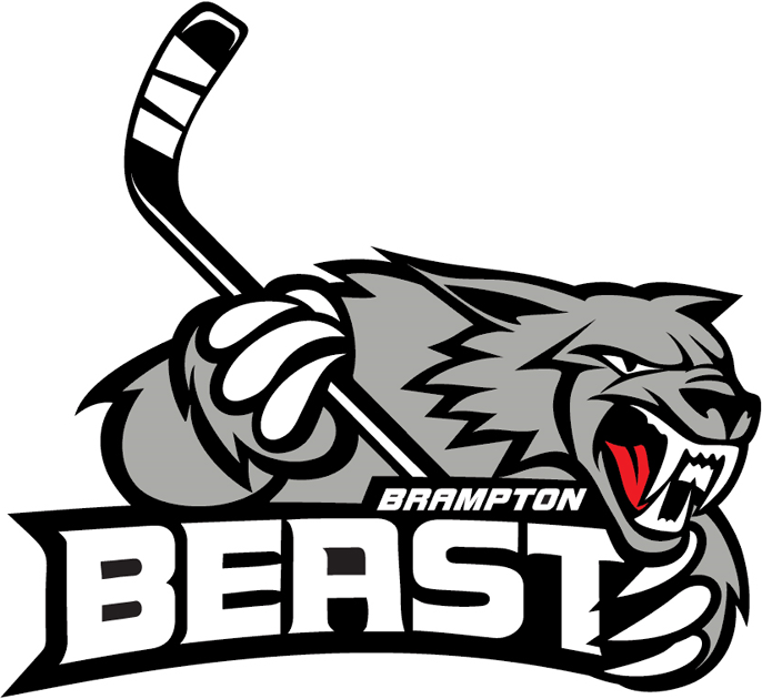 brampton beast 2014-pres primary logo iron on heat transfer